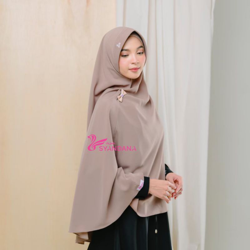 Hijab Syandana Gosya (L) Warna Baru Dan Lama Khimar Bergo Kerudung Jilbab Instan-WOODROSE
