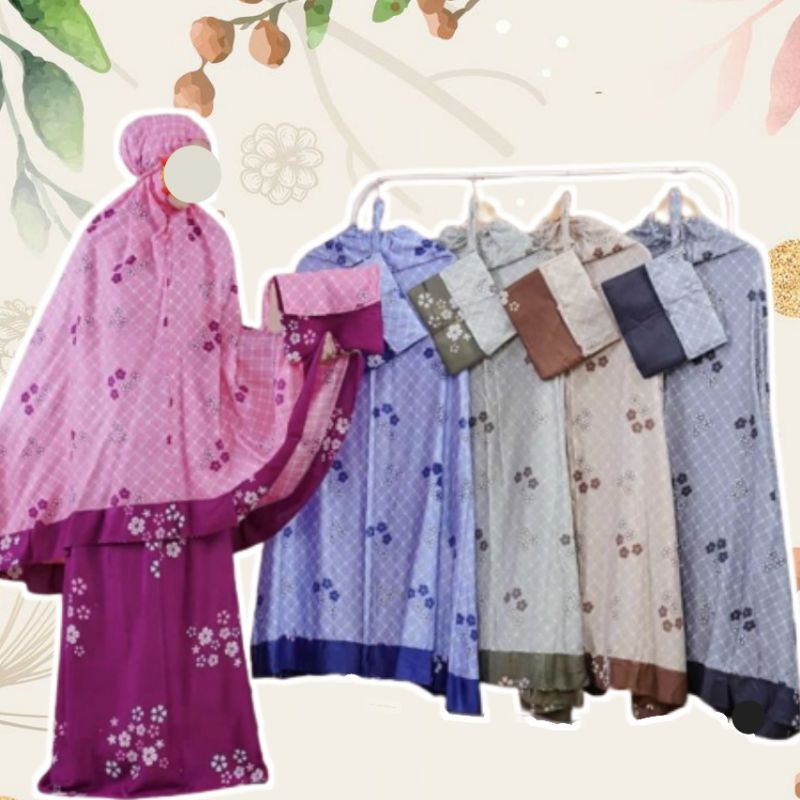 Mukena Rayon Jumbo Mukena Dewasa Batik Rayon