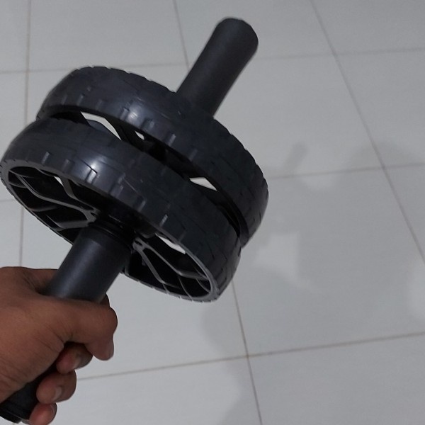 AB whell Roller Abdomen (Termurah) Free ( Matras Lutut) Roller fitness 2 roda