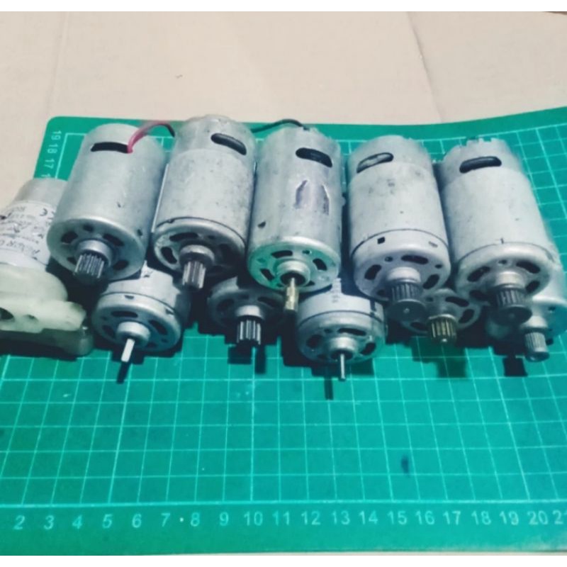 Motor permanen magnet 12-24vdc rpm tinggi bisa buat bor PCB dll