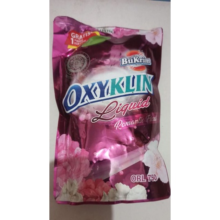 (Nanariv) Bukrim Oxyklin 750ml deterjen cair - Tanpa hadiah piring