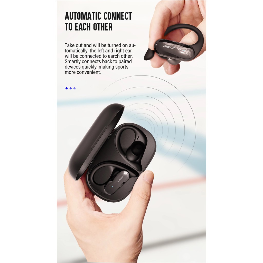 DACOM L19 - True Wireless Stereo Bluetooth Earphone with Charging Case - Earphone Bluetooth Terbaru