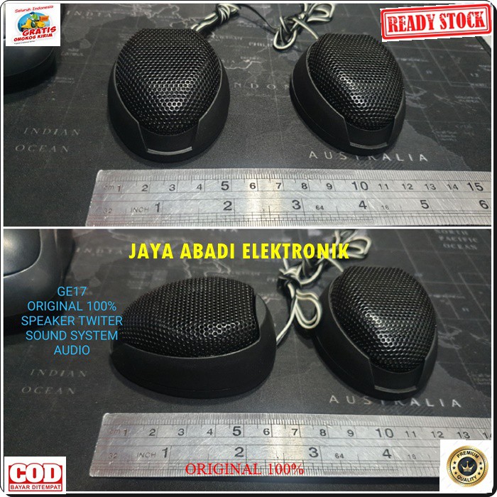 G17 Speaker twiter piezo tweeter super treble spk mini mobil car audio sound system sistem musik suround magnet surround tambahan suara vokal vocal piezoo pasif suara coil booster G17  sepasang satu set  Bisa DIPAKAI SEGALA JENIS AUDIO  TWEETER M