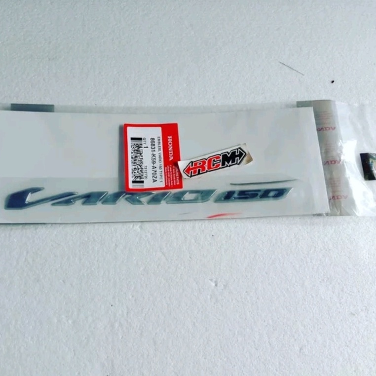 HRGA PERBJI LOGO EMBLEM STIKER STRIPING DECAL 3D TIMBUL BODI BODY VARIO 150 TERBARU ESP KEYLESS ESP 