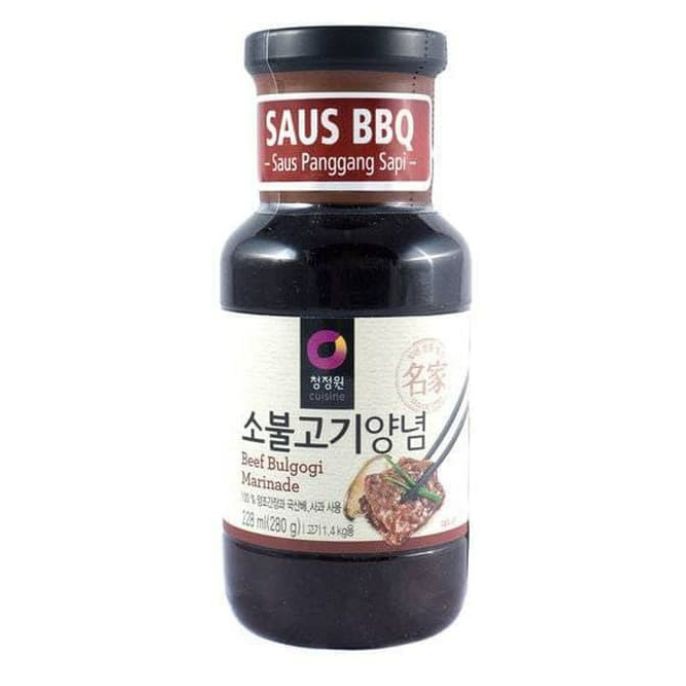 

Order Langsung Daesang Beef Bulgogi Marinated 280gr / Saus panggang sapi ala korea Berkualitas