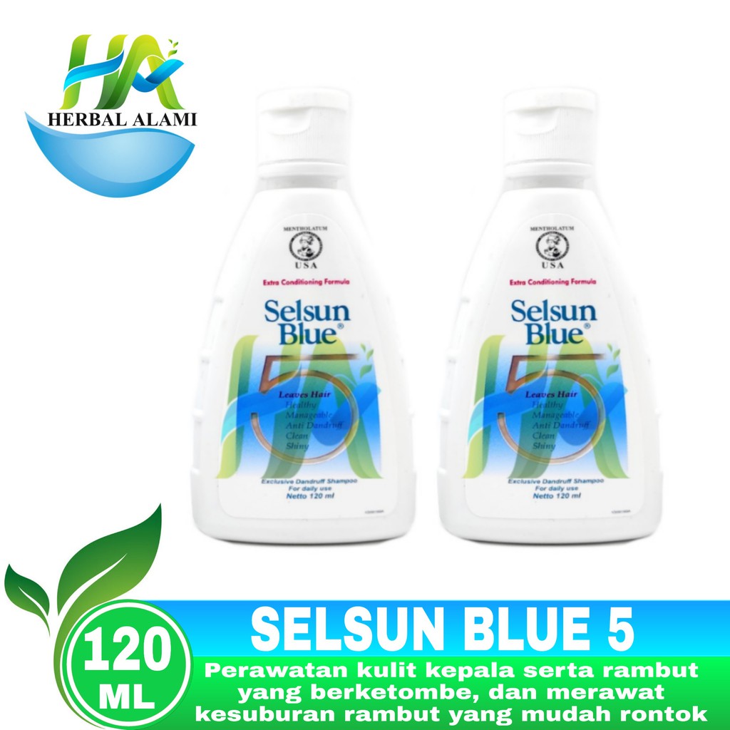 Selsun Shampo Blue five 120ml - Shampo Anti Dandruff Atau Ketombe