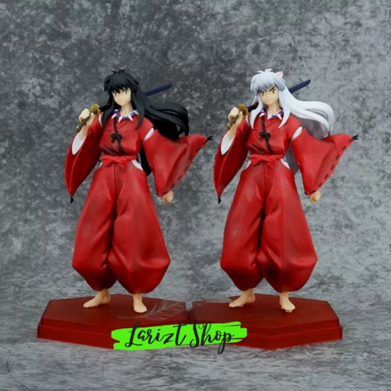 Pajangan Anime Inuyasha Half Breed Demon Human Statue Action Figure