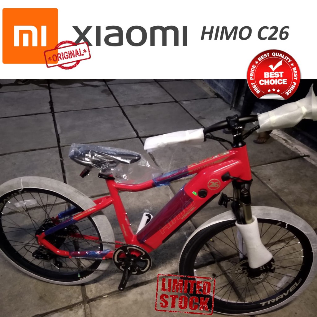 FREE ONGKIR Xiaomi HIMO C26 Sepeda Gunung Elektrik Smart Moped Bicycle 250W 80KM