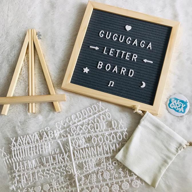 

GUGUGAGA | Letter Board / Papan Nama Bayi / Felt Letter Board / Papan