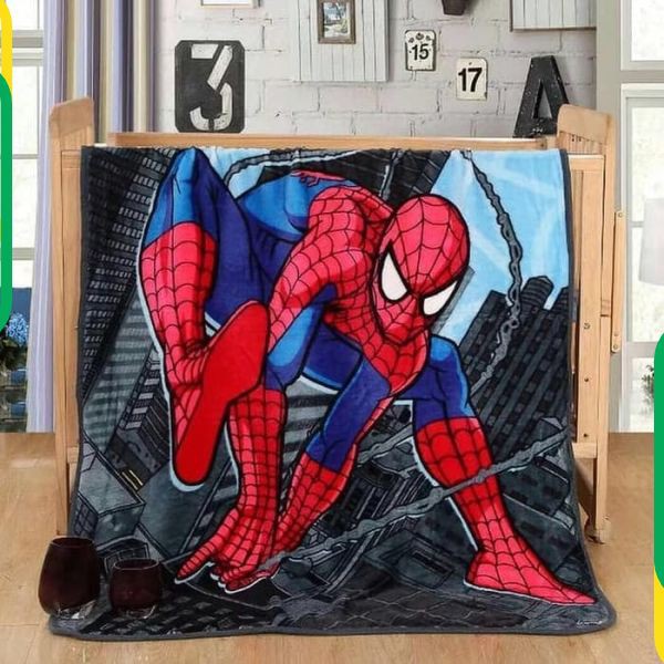 Selimut Bayi dan Anak Motif Spiderman