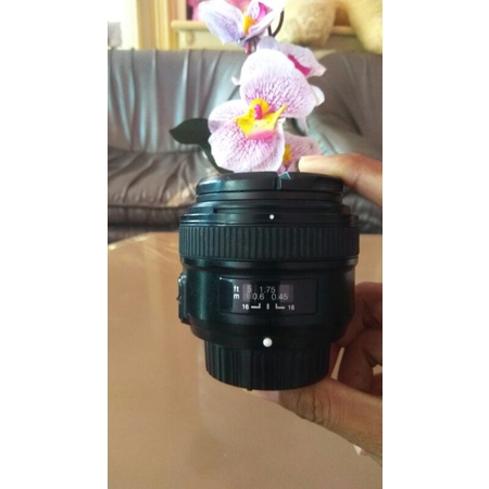 lensa fix 50mm yn for nikon