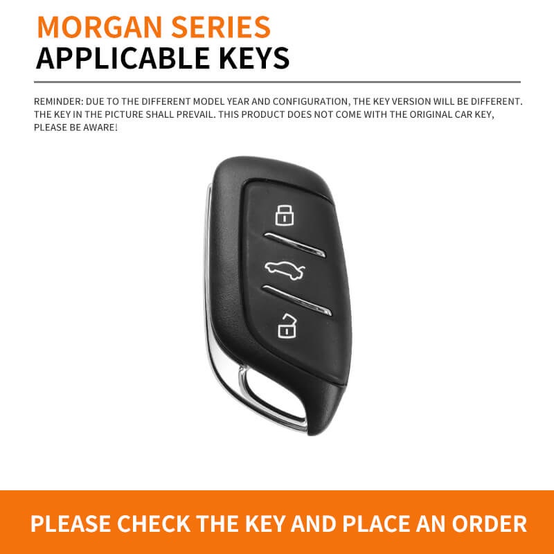 Case Kunci Mobil Bahan Kulit Zinc Alloy Silikon Bening Untuk MG6 Mg ZS Hsezs MG5 GT HS GS