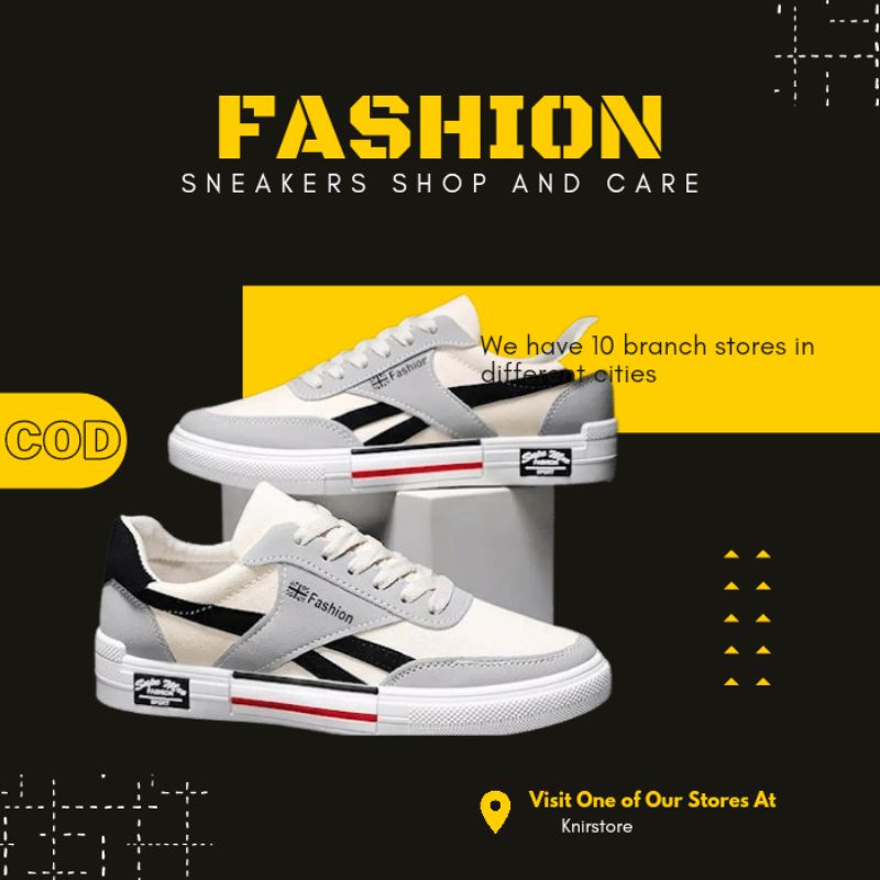 sepatu sneakers pria import  original 100%