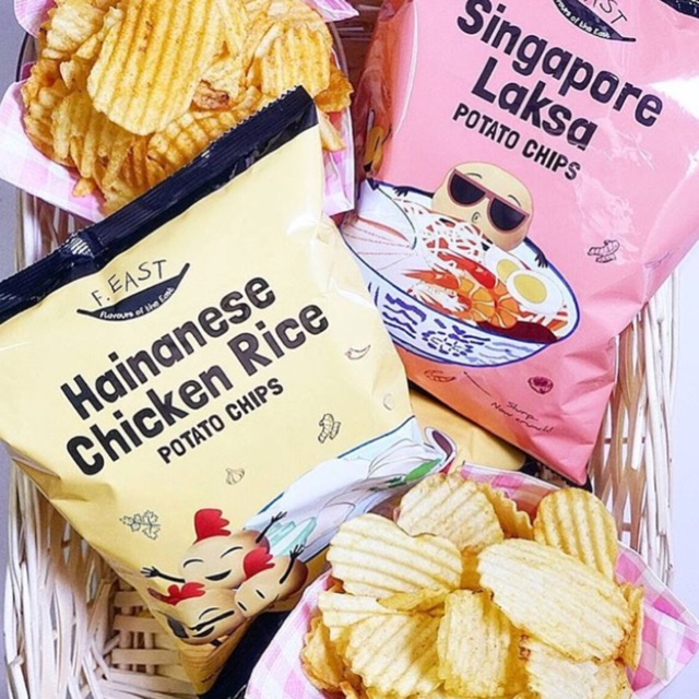 Jual Singapore Laksa & Hainanese Chicken Rice Potato Chips Shopee