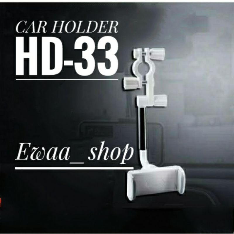 CAR HOLDER HD-33 FOR SMARTPHONE GPS HOLDER JEPIT DAM GANTUNG