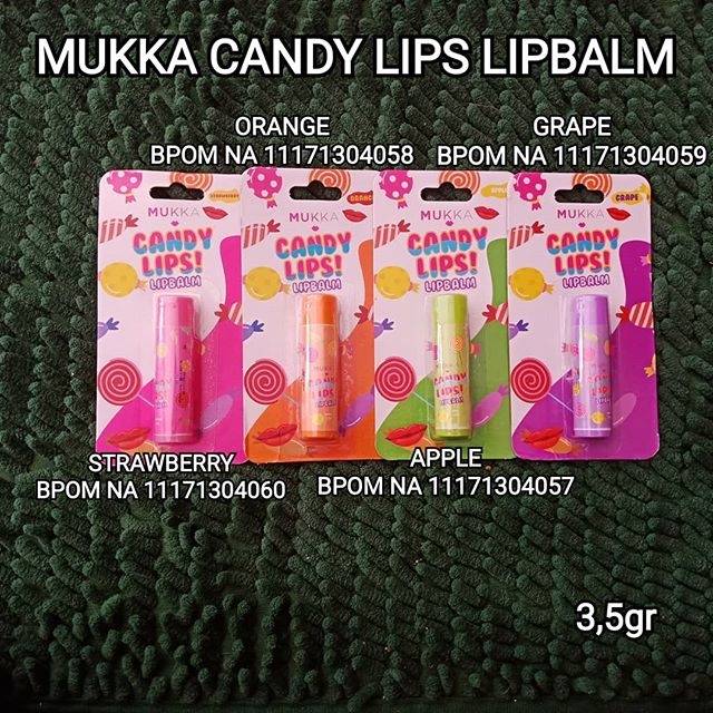 Mukka candy lips lipbalm / mukka lip balm