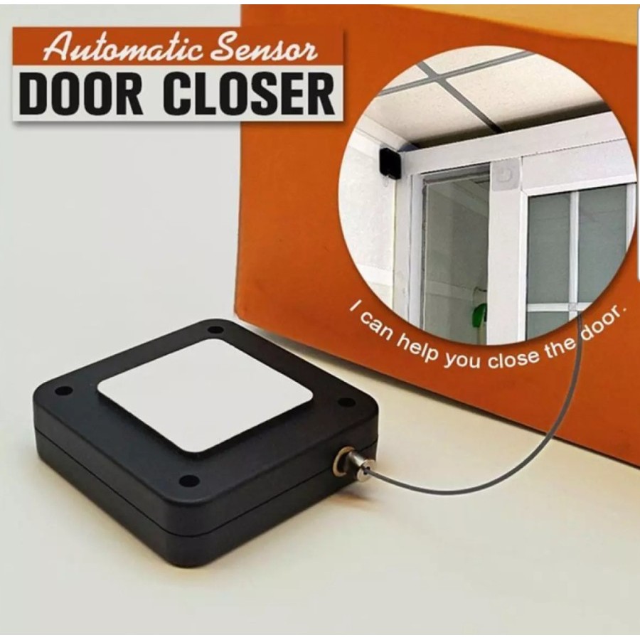 Penutup Pintu Otomatis ~ Door Cable Automatic Full Set ~ Siap Pakai