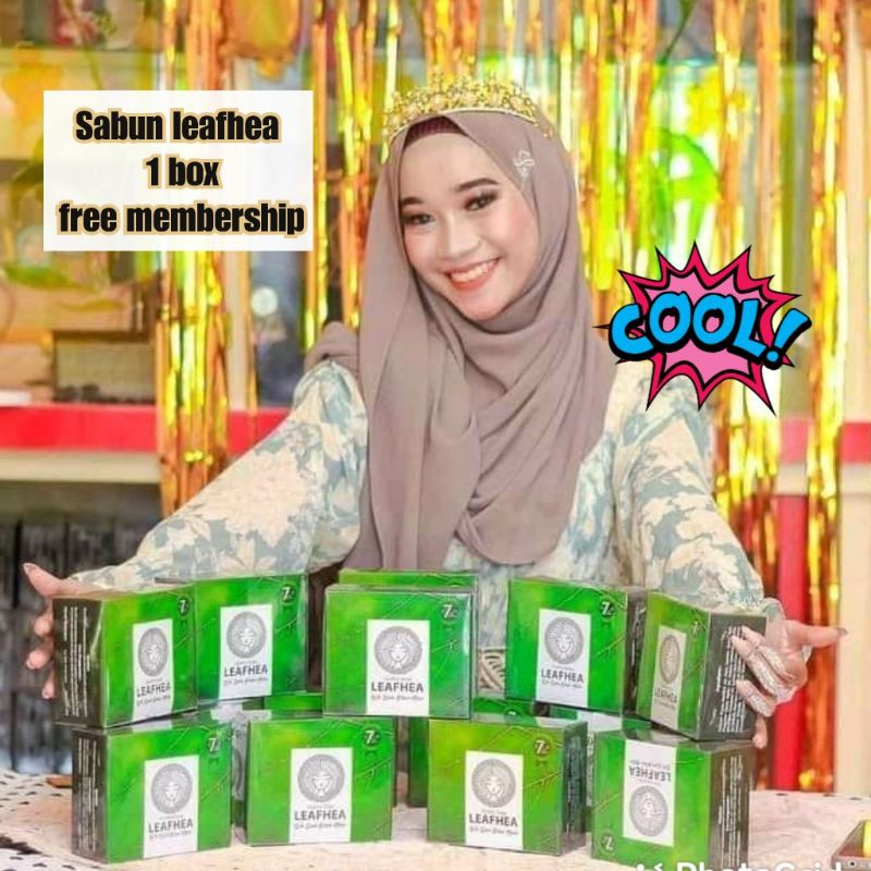 sabun leafhea 1 box isi 16 bar original
