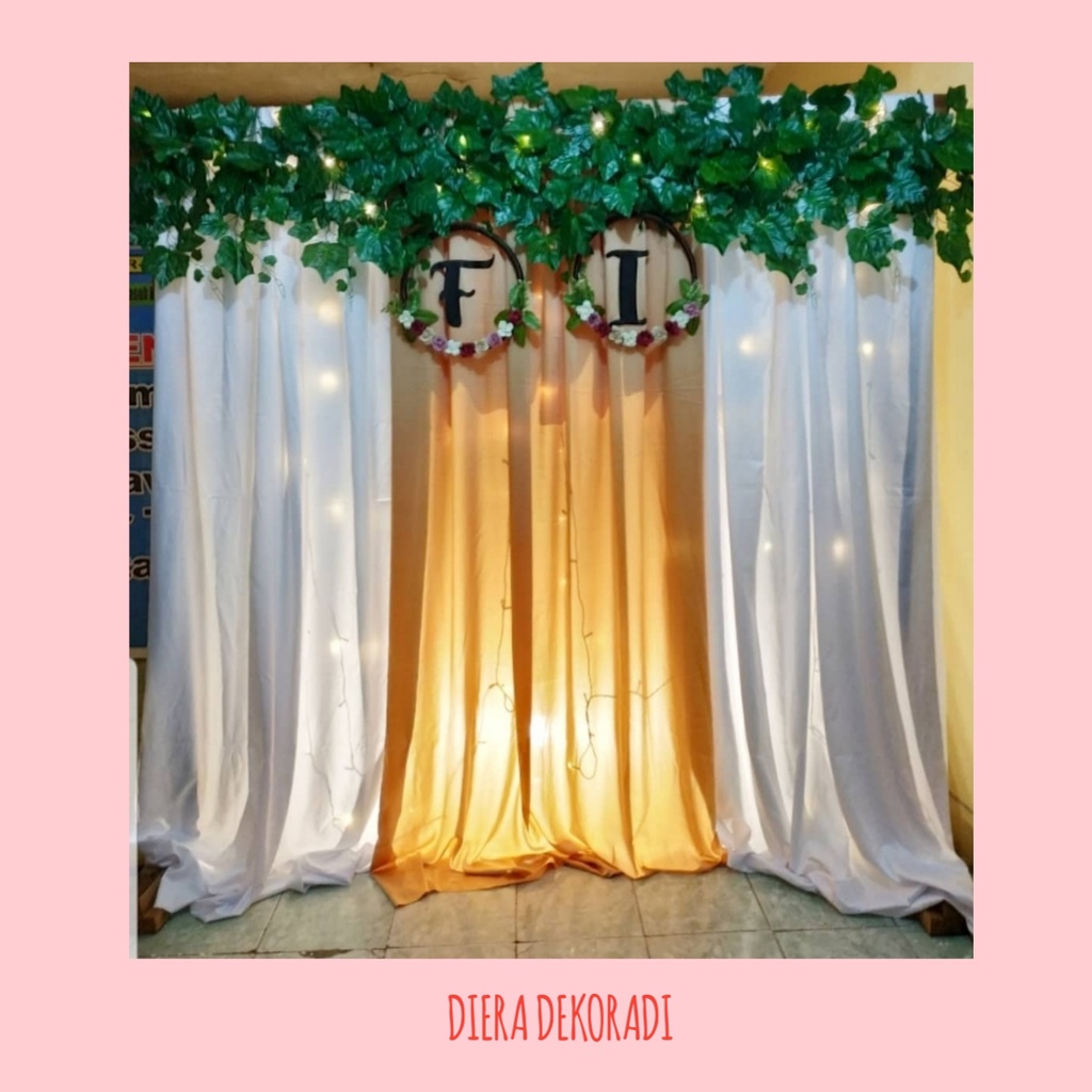 Daun Maple Artificial / daun dekorasi lamaran, wedding, khitanan, engagement