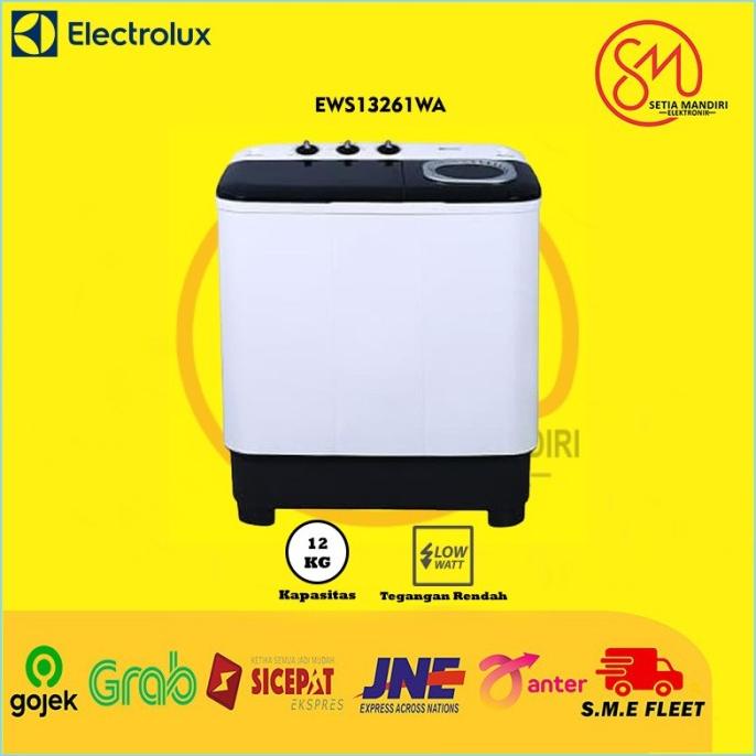 Mesin Cuci Electrolux 12 Kg EWS 13261 WA GARANSI RESMI Termurah
