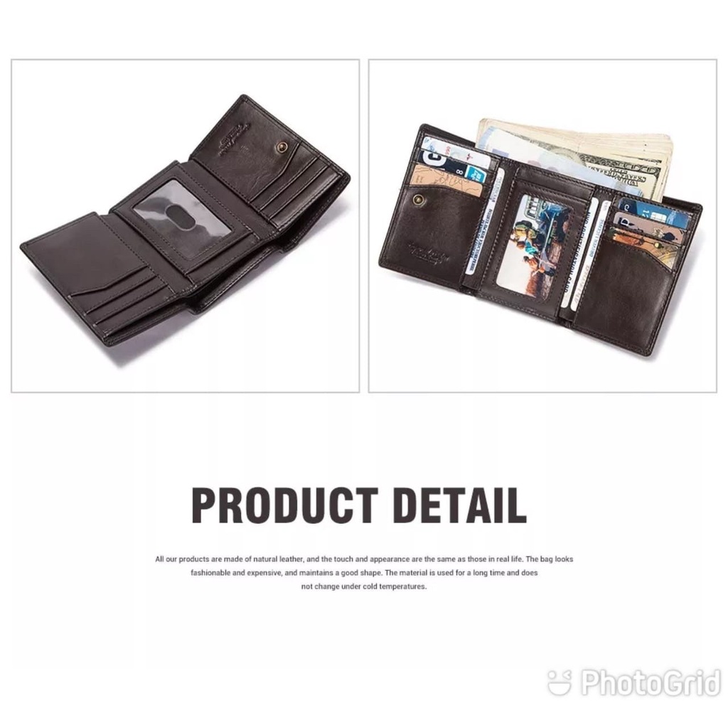 New Dompet Lipat Mini Auto Leather