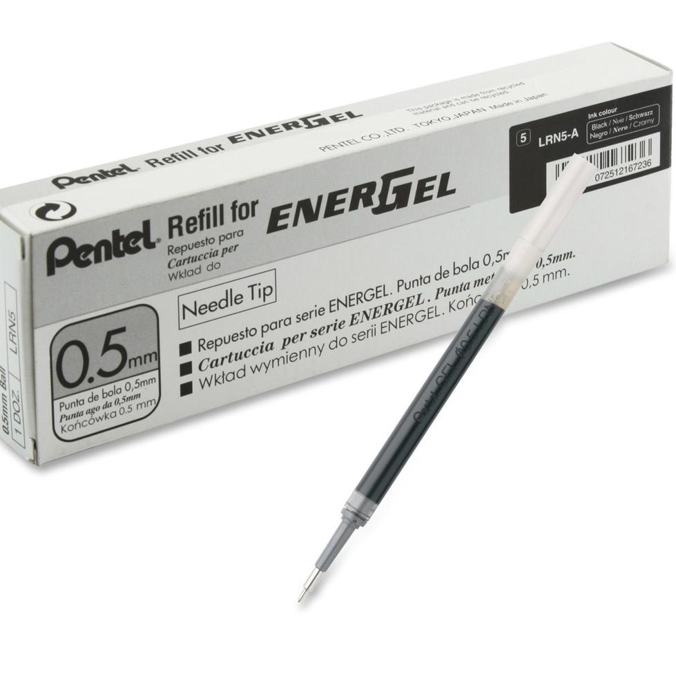 

[KODE V4933] Pentel Refill Pulpen Energel Black 0.5 LRN5-A