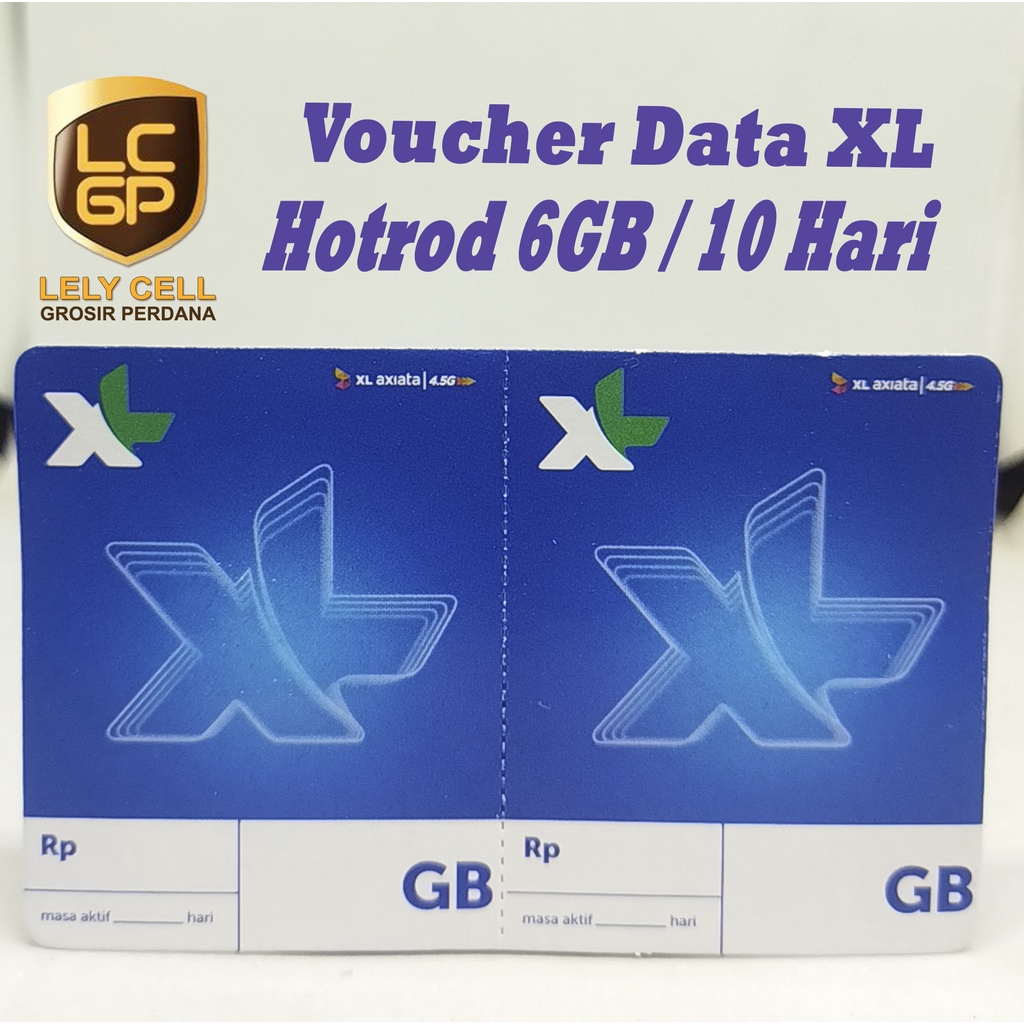 Voucher XL Hotrod 6GB / 10 Hari