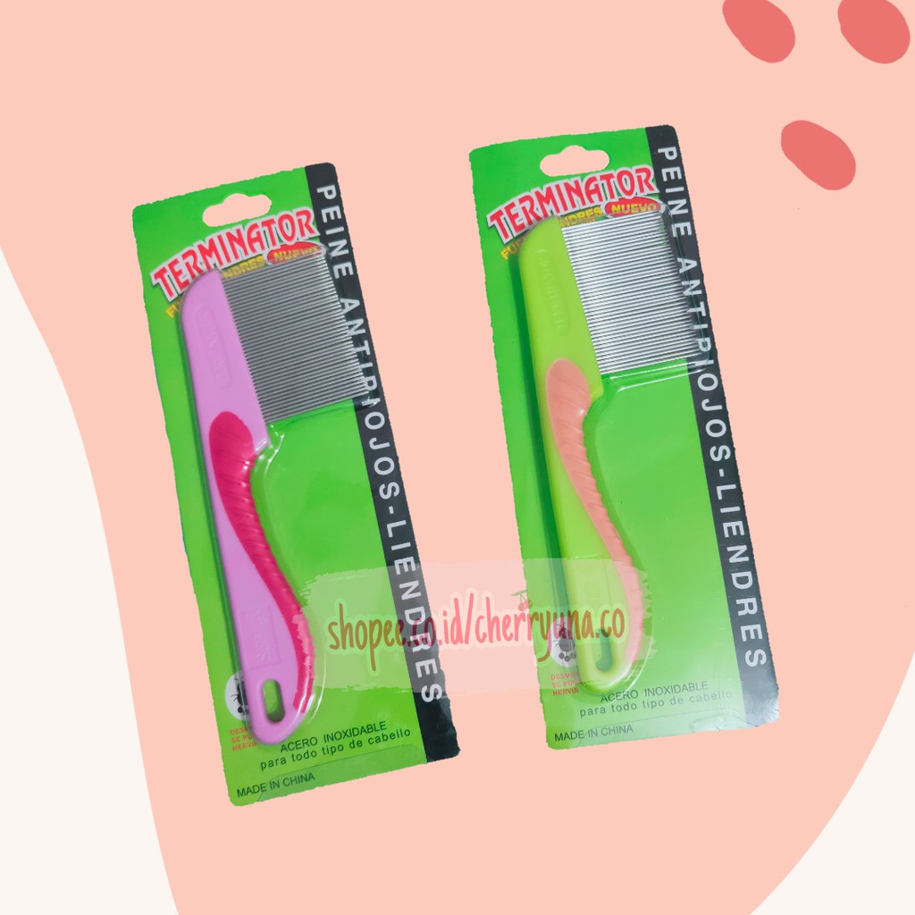 [PET COMB] Sisir Kutu Kucing Cat Flea Comb