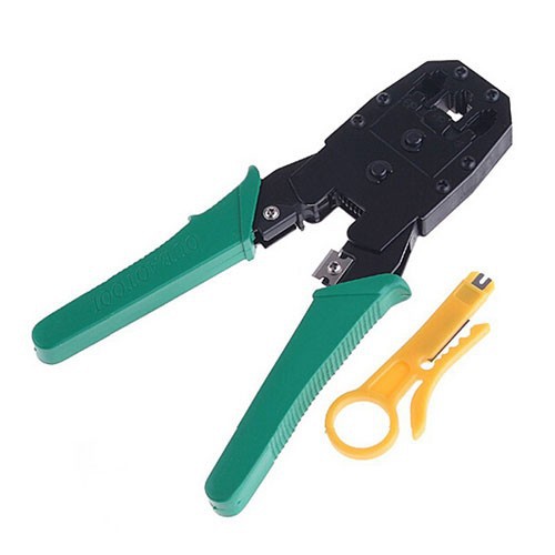 TANG TANK ALAT TOOL TOOLS CRIMPING CREMPING 3 LUBANG RJ45 DAN RJ11 KABEL JARINGAN  MURAH