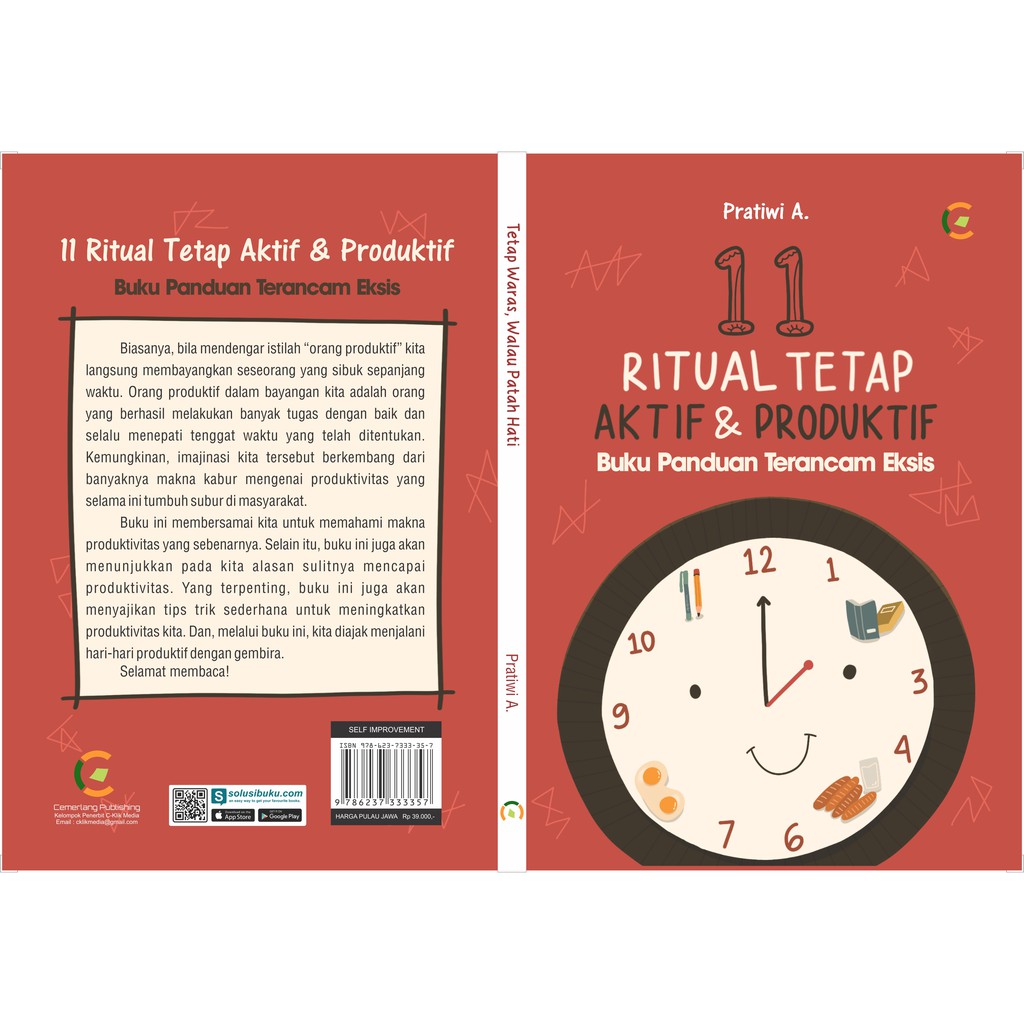

BUKU MOTIVASI | 11 RITUAL TETAP AKTIF & PRODUKTIF : BUKU PANDUAN TERANCAM EKSIS ( PRATIWI A )