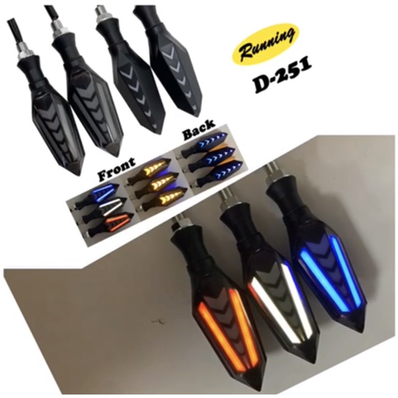 lampu sen D251 running harga sepasang plus senja nmax vixion tiger mio scoopy FOURSIX_46