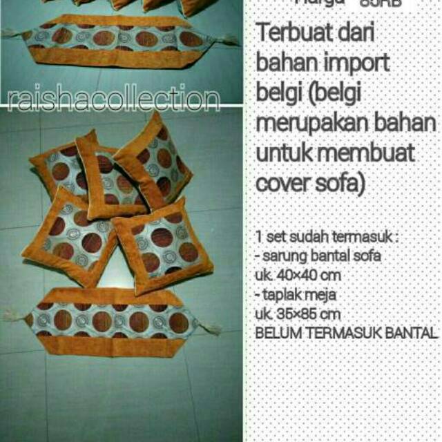 Raishacolletion Sarung Bantal Sofa Murah berbagai warna