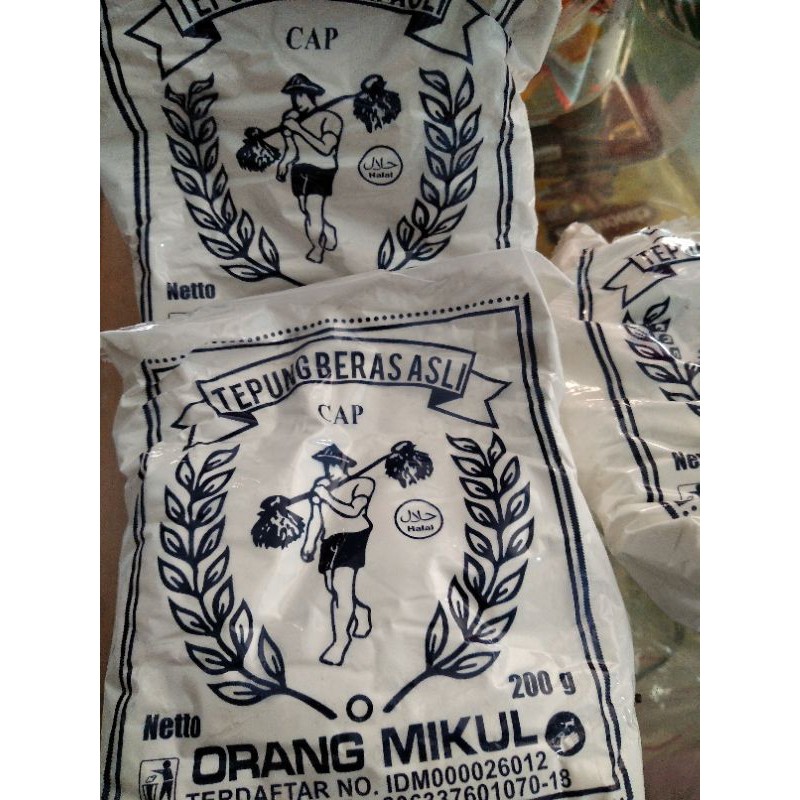 

COD TEPUNG BERAS ASLI CAP ORANG MIKUL HARGA 1PCS