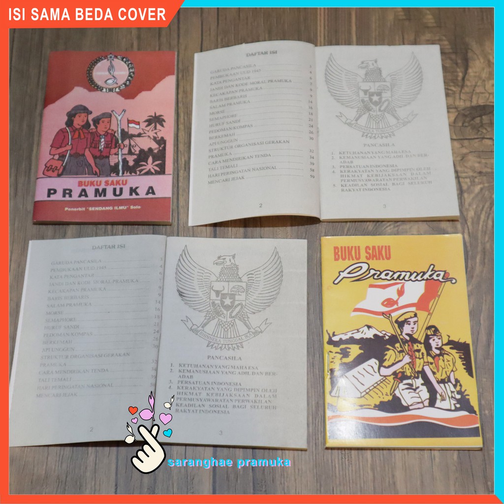 Buku Pramuka Saku Edisi Pertama dan Terbaru