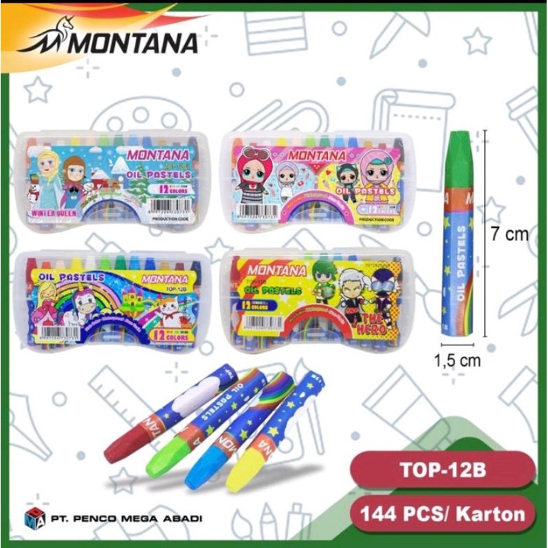 

Crayon Set I Crayon Anak I Krayon Lengkap I Oil Pastel Mini 12 warna termurah