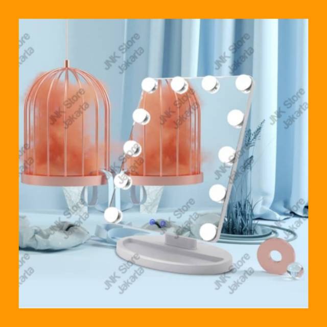 VANITY MIRROR Cermin  Lampu  Makeup Rias Shopee  Indonesia