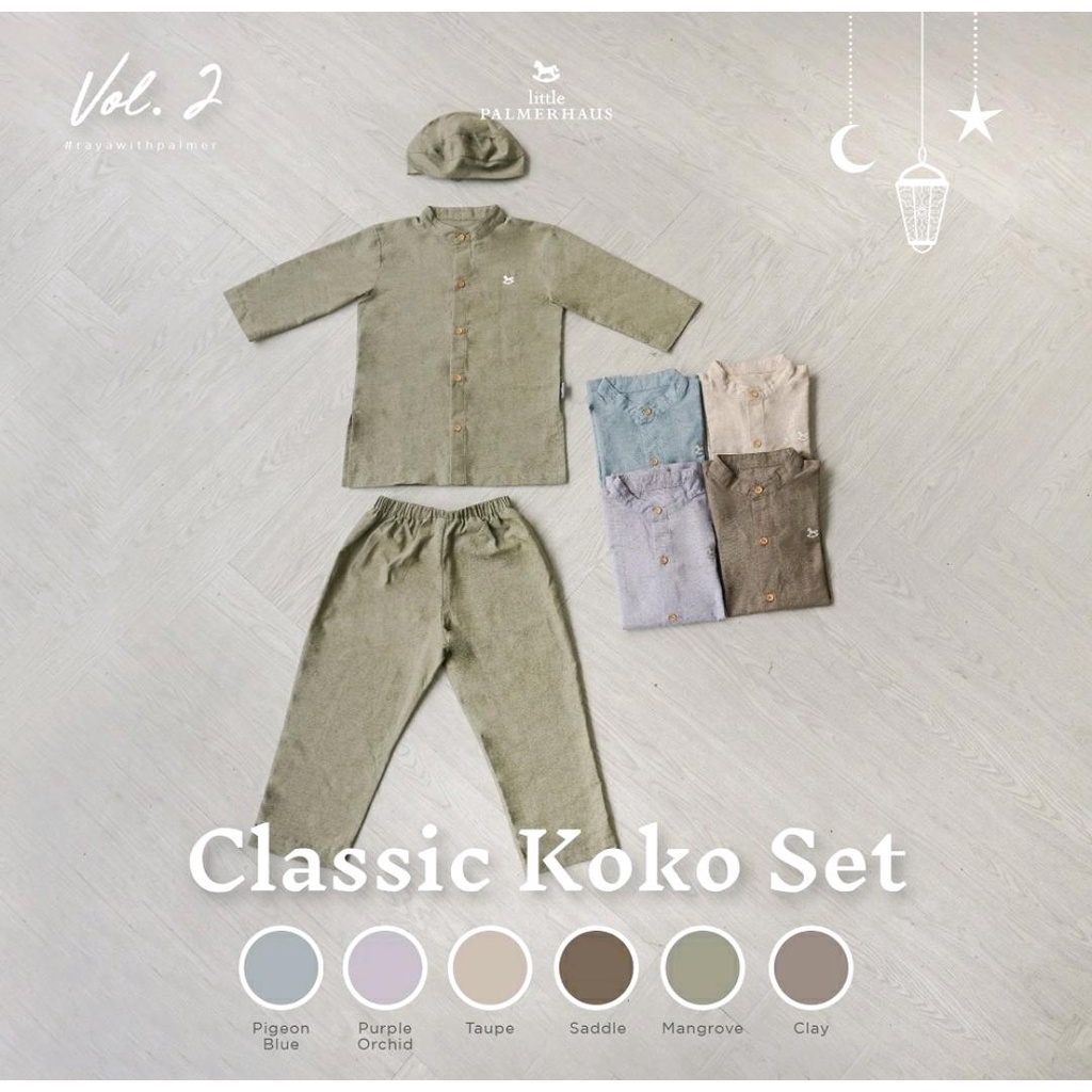 RAYA COLLECTION LITTLE PALMERHAUS CLASSIC KOKO SET / BAJU KOKO ANAK
