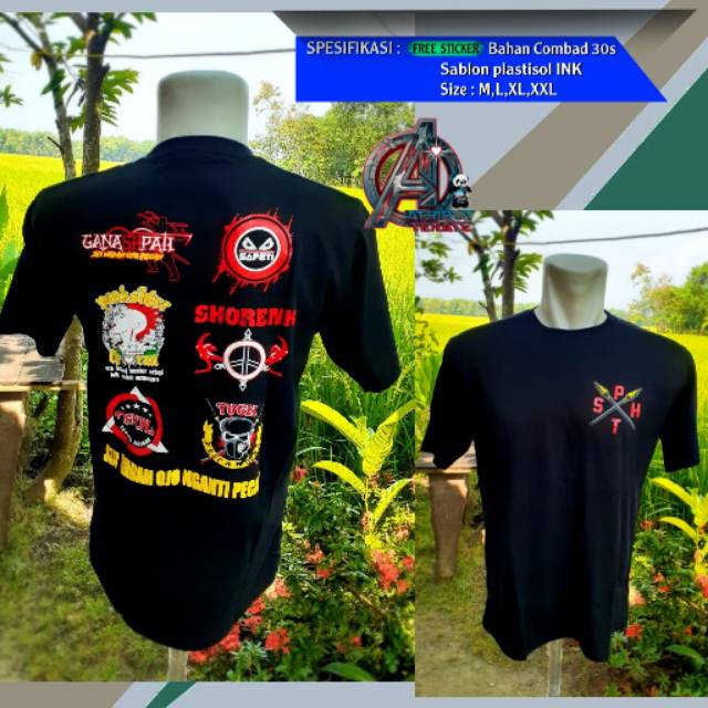 Kaos PSHT komunitas Atribut Terate Bjn