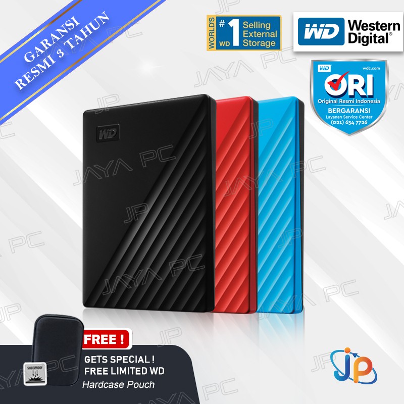 WD New My Passport 4TB - HDD / HD / Hardisk / Harddisk