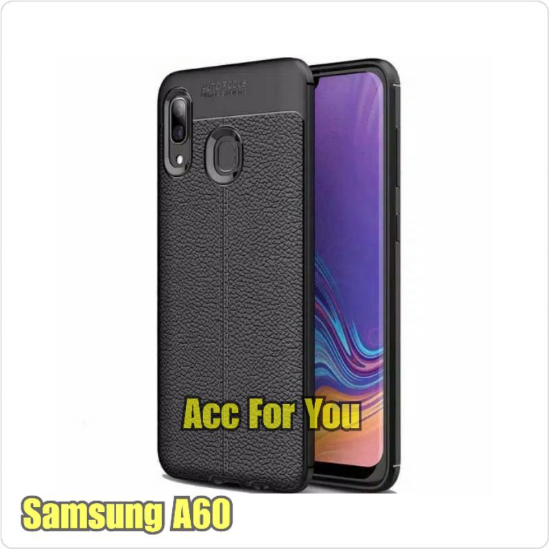 Case Samsung A60 auto focus carbon softcase silikon autofokus casing cover