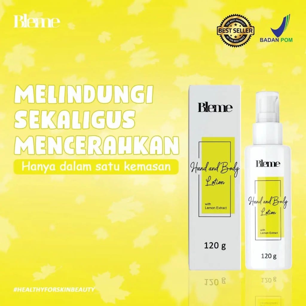 BLEME OFFICIAL BODY LOTION & SERUM ORIGINAL ASLI BPOM ARM BLEME | REVIEW ASLI BODY LOTION BLEME Whit