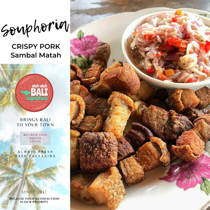 

Souphoria Bali Crispy Pork Belly Sambal Matah (Fresh Frozen Packed)
