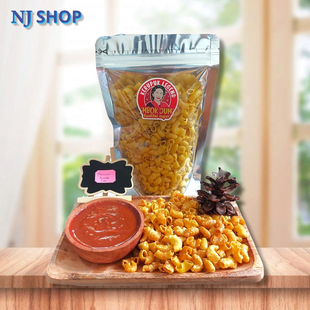

[Kerupuk] - Kerupuk Mentah Makaroni Bantet Pipa Krupuk Kering Kualitas Premium