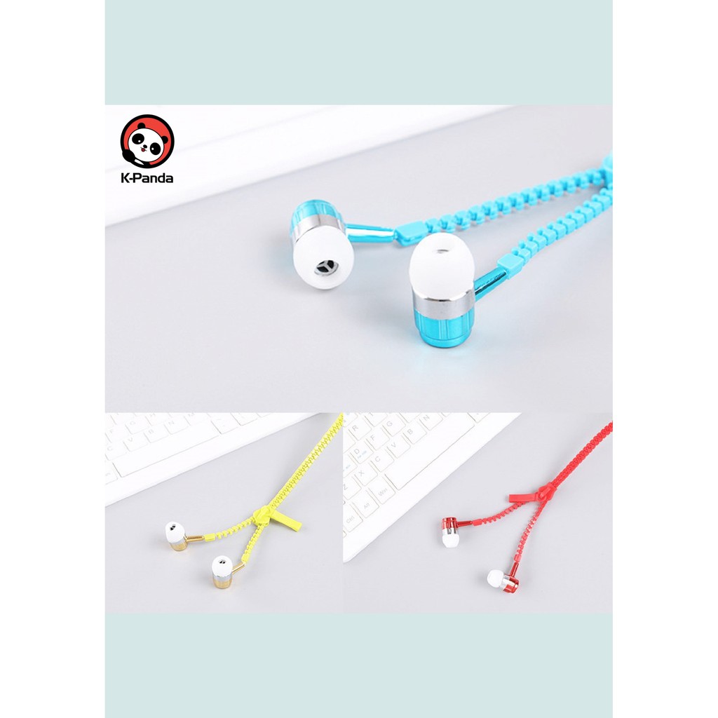 Handsfree Earphone zipper resleting