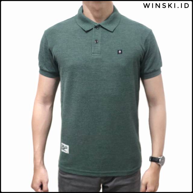 Winski Kaos  Polo  Shirt Premium Green  Army  Misty Alaric 