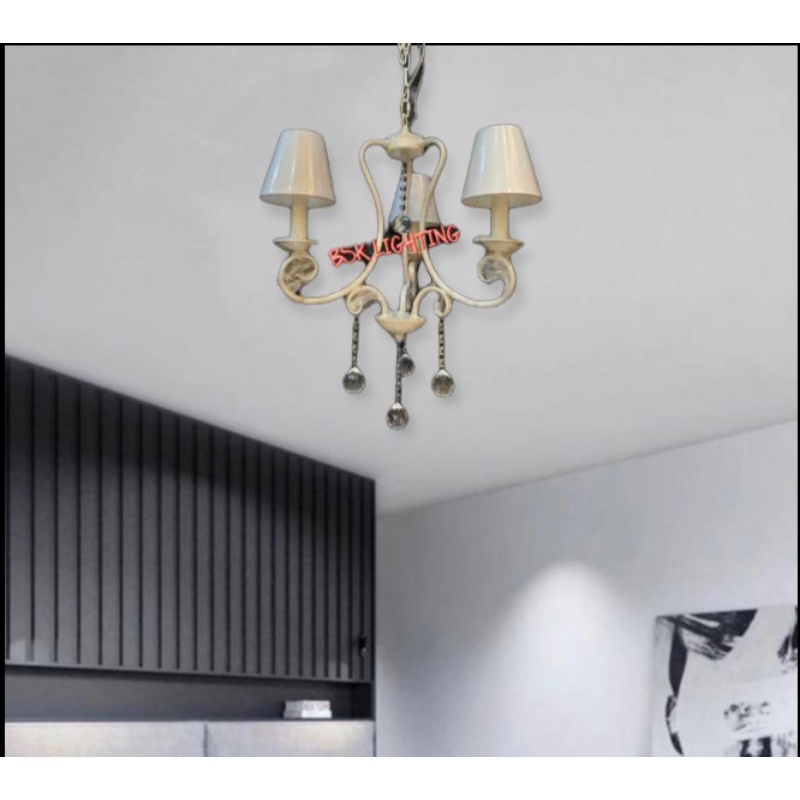 Lampu gantung kristal modern