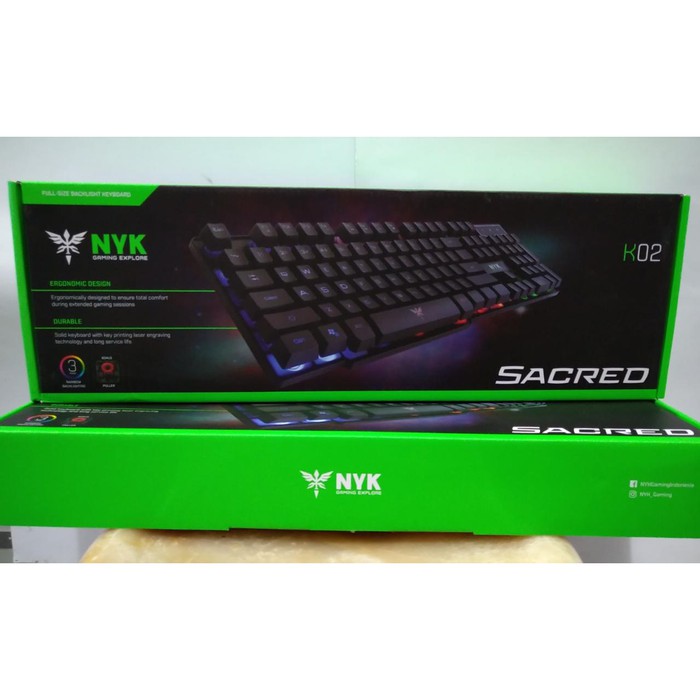 NYK K-02 Sacred Keyboard Gaming RGB Backlight