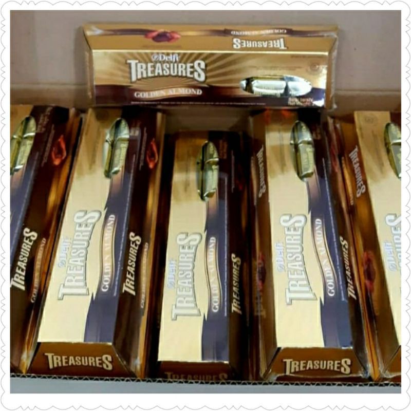 

Cokelat Delfi Treasures Golden Almond 216gr Box Exclusive