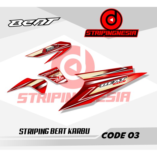 Striping BEAT Karbu - Stiker BEAT Karbu - Honda BEAT Karbu - BEAT KARBU - BEAT Karbu List Variasi