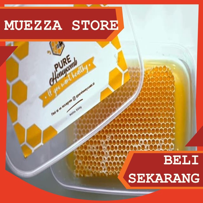 

Madu Pure Honeycomb Sarang Madu Asli 250gr / Madu Asli / Madu Asli 250gr / Madu Pure Honeycomb